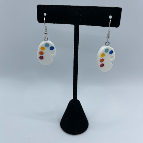 3 for $20 Fun Painters Pallet Dangle Earrings “You Pick 3” - Picture 8 of 8